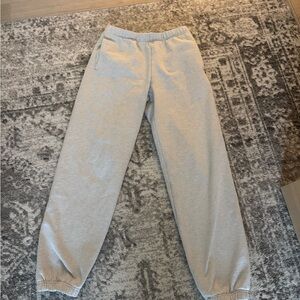 Aritzia TNA Extra Fleece Gray Sweatpants